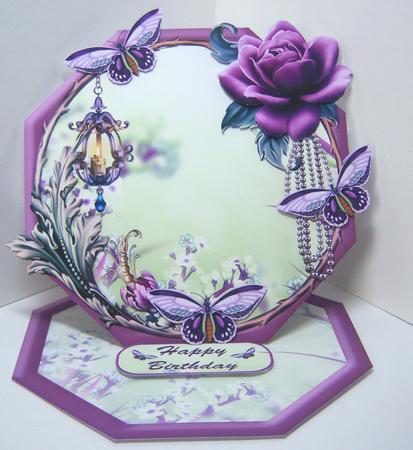 Dusky Rose and Butterfly Mini Easel Kit by Katie Silver