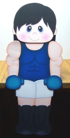 3D on the Shelf Card Kit - Boxer Lee by Katie Silver