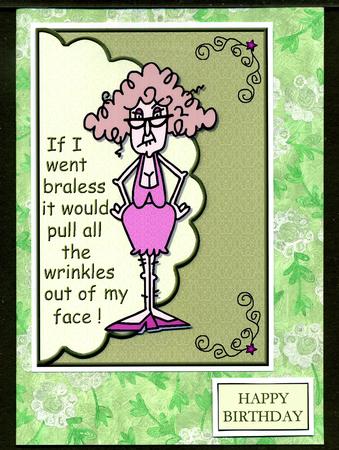 Painted Green Floral Backing Paper2 by Katie Silver