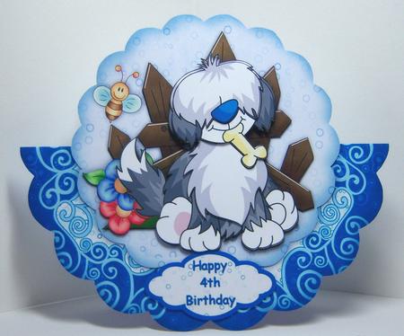 Doggylicious Wobble Card Mini-kit by Katie Silver