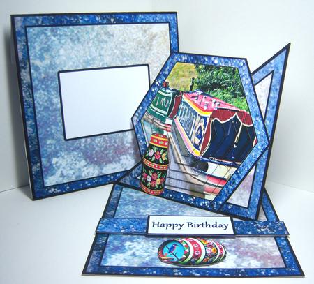 Twisted Easel Kit - Canal Barge by Katie Silver