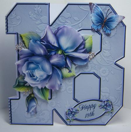18th Birthday Card Mini Kit by Katie Silver