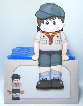 3D on the Shelf Card Kit - Boy Scout Mick by Katie Silver