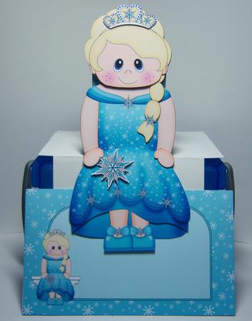 3D on the Shelf Card Kit - Little Ice Princess Krystal by Katie Silver