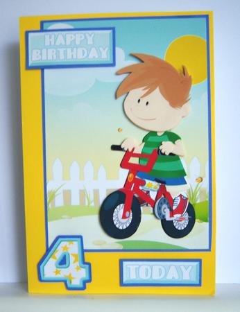 Biker Boy Quick Card. by Katie Silver
