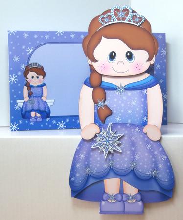 3D on the Shelf Card Kit - Little Ice Princess Kay by Katie Silver