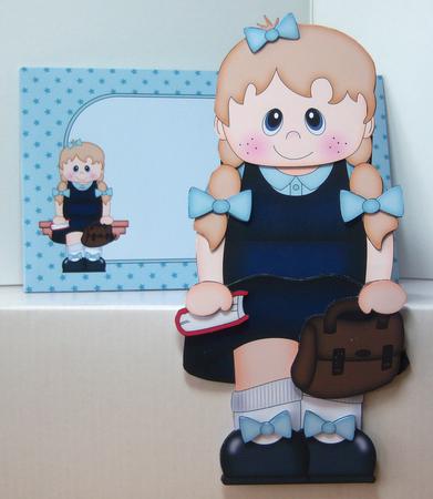 3D on the Shelf Card Kit - Schoolgirl Dot by Katie Silver