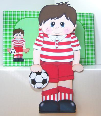 3D on the Shelf Card Kit - Football Boy Brian by Katie Silver