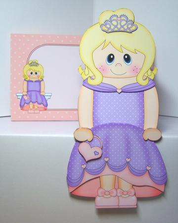 3D on the Shelf Card Kit - Princess Flo by Katie Silver