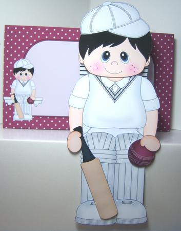 3D on the Shelf Card Kit - Cricket Boy Toby by Katie Silver