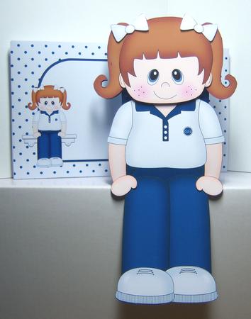 3D on the Shelf Card Kit - Little Guider Lydia by Katie Silver
