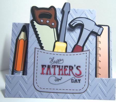 810 Fathers Day Step Card  by Katie Silver
