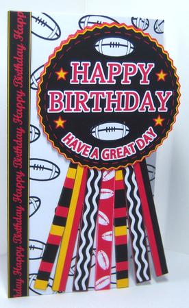 Exeter Chiefs Rugby Rosette Birthday Father's Day by Katie Silver
