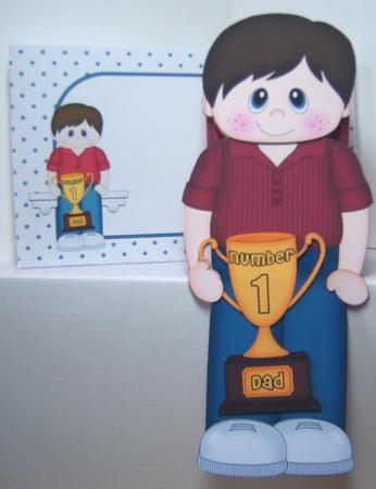 Number 1 Trophy Dad by Katie Silver