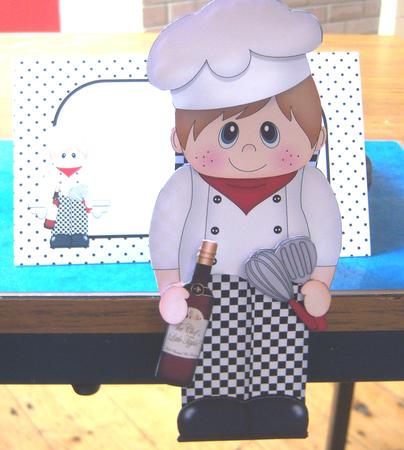 3D on the Shelf Card Kit - Little Chef Jed by Katie Silver