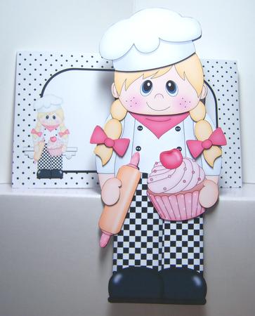 3D on the Shelf Card Kit - Little Baker Joy by Katie Silver