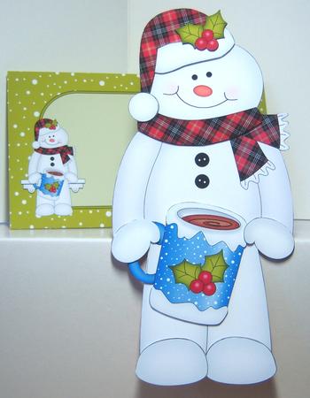 3D on the Shelf Card Kit - Mack the Snowman by Katie Silver