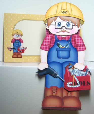 3D on the Shelf Card Kit - Handyman Brent by Katie Silver
