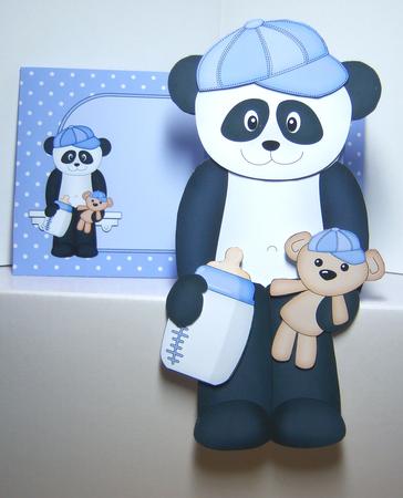 3D on the Shelf Card Kit - New Baby Panda Chi Chi by Katie Silver