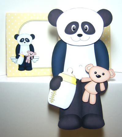 3D on the Shelf Card Kit - New Baby Panda Xin Xin by Katie Silver