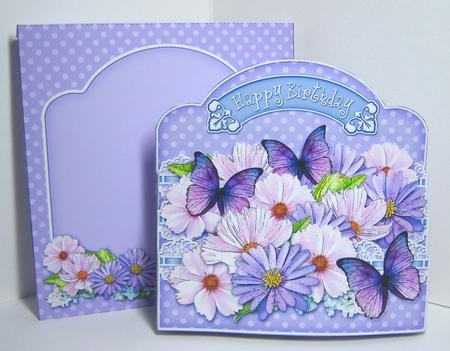 3D Butterflies and Flowers Pop Out Card Kit by Katie Silver