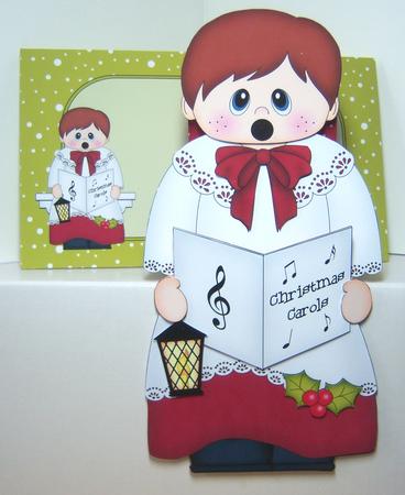 3D on the Shelf Card Kit - Christmas Little Choirboy by Katie Silver