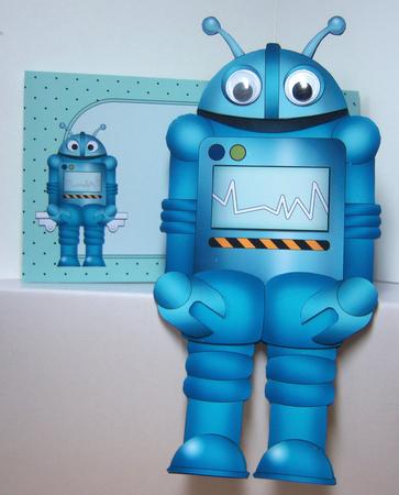 3D on the Shelf Card Kit - Little Robot Tech by Katie Silver