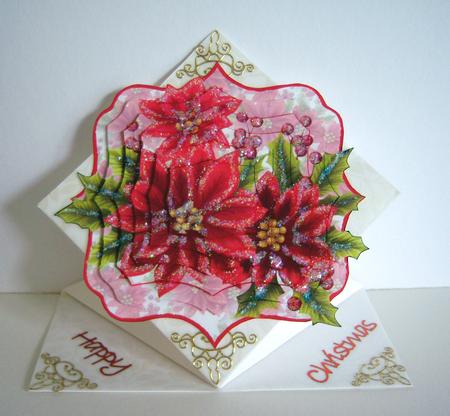 Poinsettia Fancy Pyramid by Katie Silver