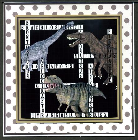Puzzle 5 Crossword Dinosaurs by Katie Silver