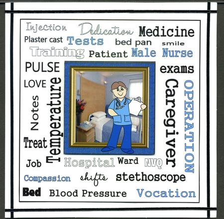 Male Nurse Urban Art by Katie Silver