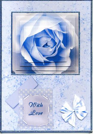 Blue Rose with Love by Katie Silver