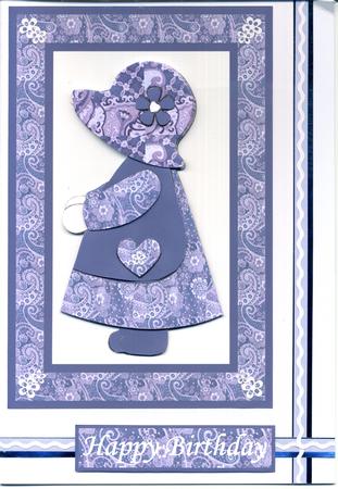 Sunbonnet Sue in Shabby Chic Patchwork by Katie Silver
