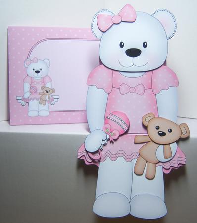 3D on the Shelf Card Kit - Belle Baby Bear by Katie Silver