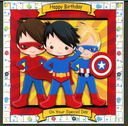Super Hero Collection 8x8 Mini Kit by Katie Silver