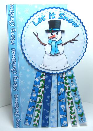 Let It Snow Rosette Over the Edge Mini Kit by Katie Silver