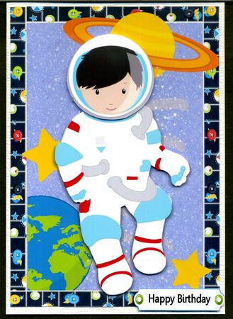 Astronaut in Space by Katie Silver