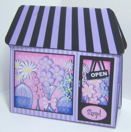 3D Little Blossoms and Blooms Shop Gift Card Holder by Katie Silver