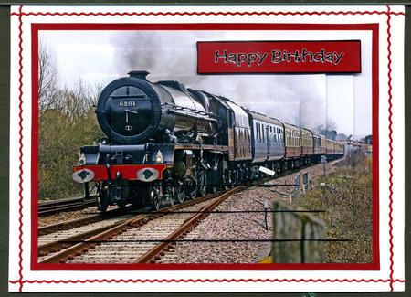Engine 6201 Pyramid Card Any Occasion by Katie Silver