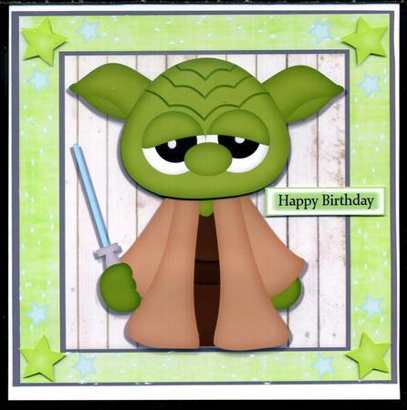 Yoda 8x8 by Katie Silver