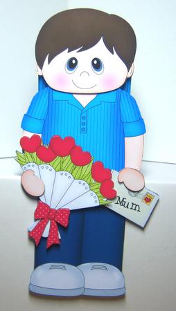 3D on the Shelf Card Kit - Shawn's Flowers for Mum by Katie Silver