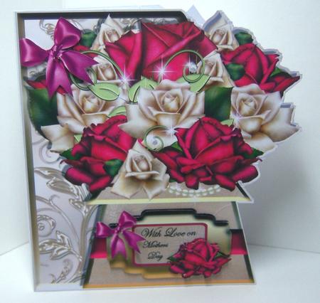 Hand-tied Bouquet - Summer Roses - Over-the-edge by Katie Silver