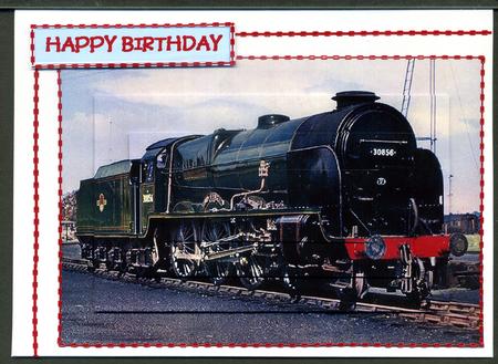 Lord St. Vincent Locomotive Pyramid Card by Katie Silver