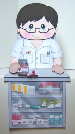 3D on the Shelf Card Kit - Little Pharmacist Denver by Katie Silver