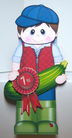 3D on the Shelf Card Kit - Village Show Marrow Prize Fabian by Katie Silver
