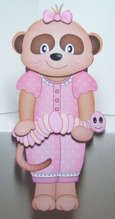 3D on the Shelf Card Kit - Cute Little Baby Meerkat Natalya by Katie Silver