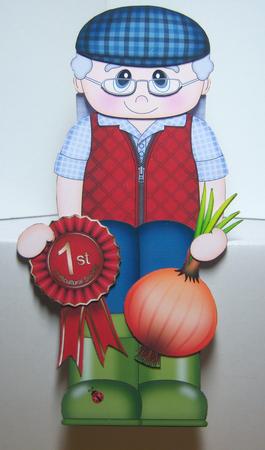 3D on the Shelf Card Kit - Village Show Onion Prize Harley by Katie Silver