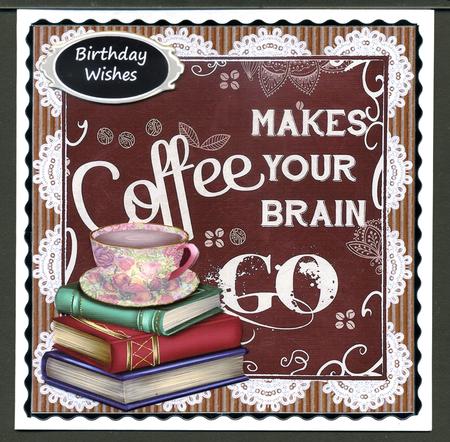 It's Coffee Time! 6 Inch Topper by Katie Silver