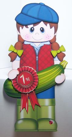 3D on the Shelf Card Kit - Village Show Marrow Prize Jayna by Katie Silver