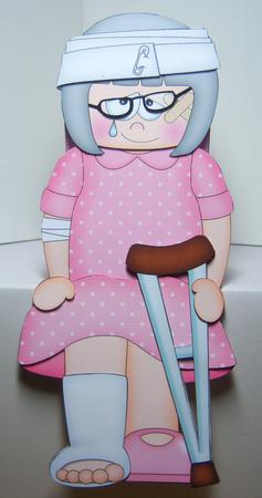 3D on the Shelf Card Kit - Oops Ouch Get Well Margarita by Katie Silver