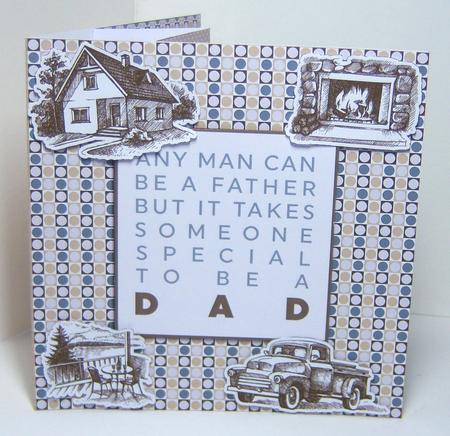 Pop Up Dotted Fathers Day Card by Katie Silver